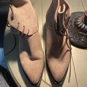 Frye suede booties